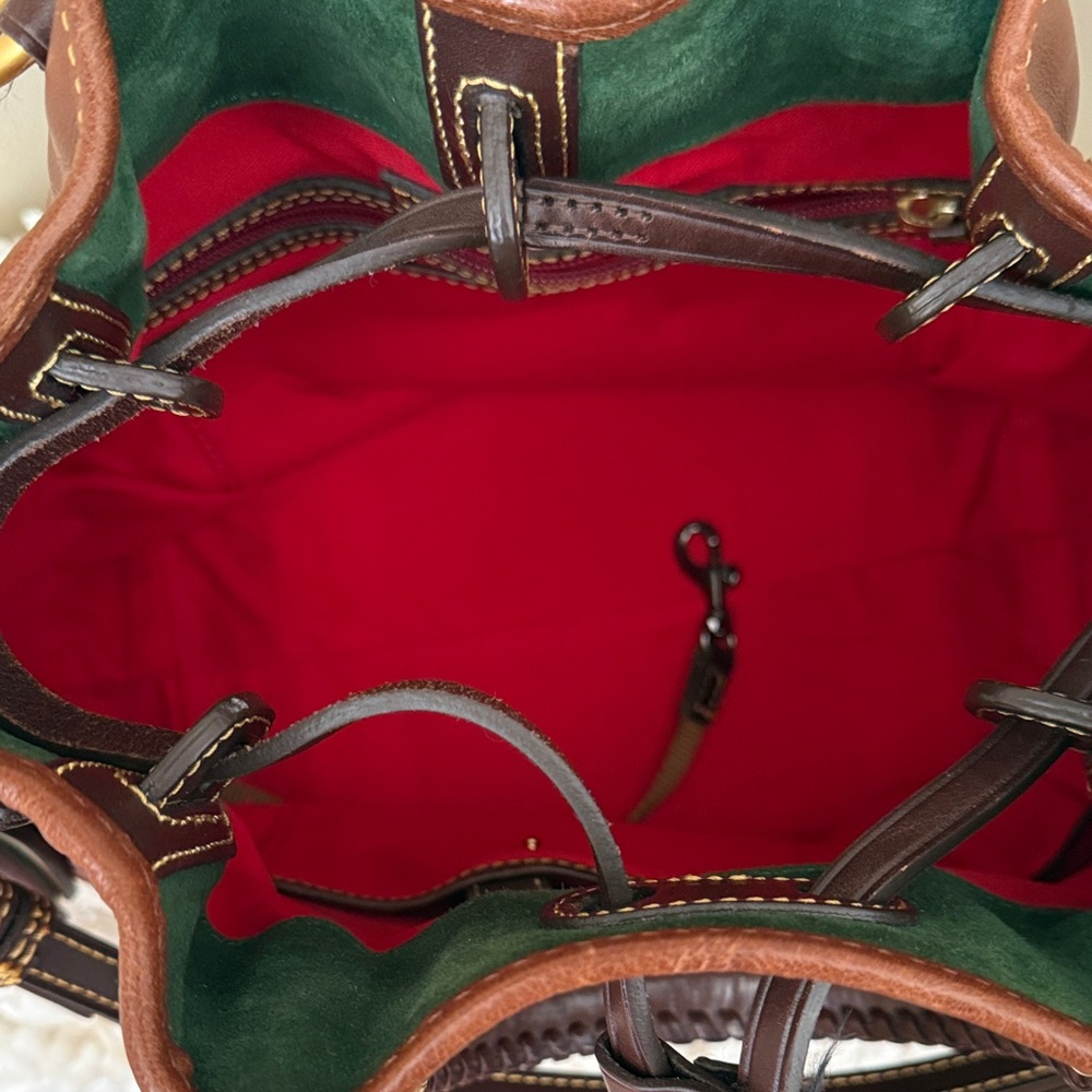 Dooney & Bourke Chestnut Leather Buckley Bag - Picture 5 of 11